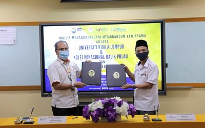 UniKL to facilitate further study opportunities for Balik Pulau Vocational College graduates