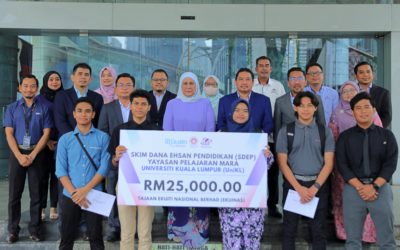 Yayasan Pelajaran MARA grants SDEP to 10 UniKL students